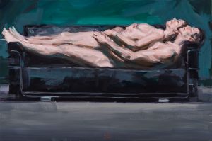 Ölbild, Intime Distanzen, Figurative Malerei, Contemporary Realism, Couple, Paar, stefan_nuetzel