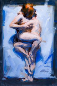 Ölbild, Intime Distanzen, Figurative Malerei, Contemporary Realism, Couple, Paar,